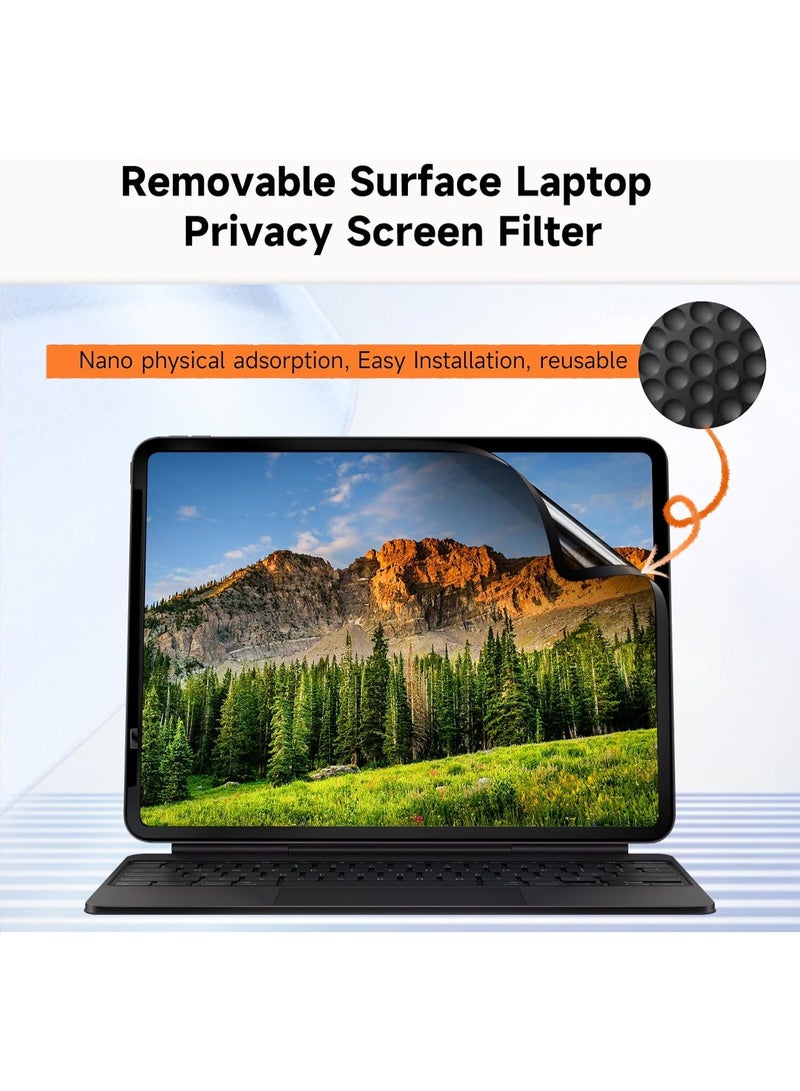 Privacy Screen Protector for iPad Air 11 Inch M4/M3/M2 (8th/7th/6th Generation, 2026/2025/2024), Removable Magnetic Screen Film with 30-Degree Anti-Spy Privacy Filter, Matte Finish - Image 3