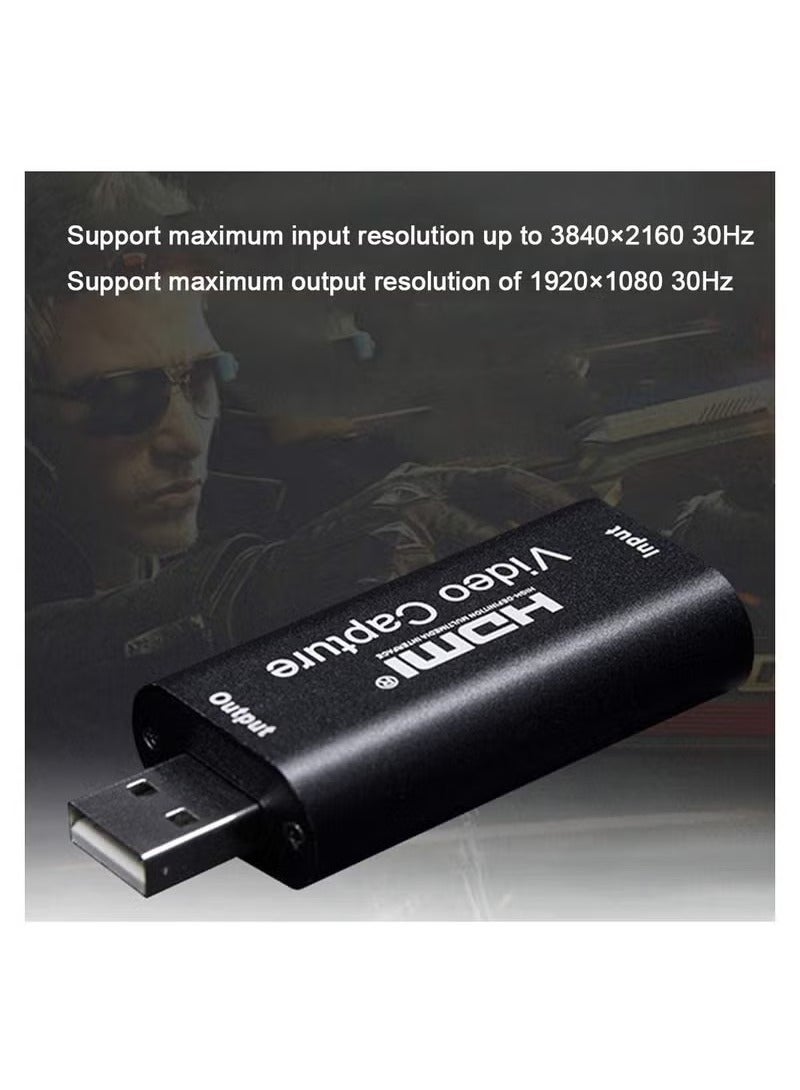 Video Capture Card HDMI High Definition Acquisition Live Streaming Broadcasting Mini USB 2.0 - Image 2
