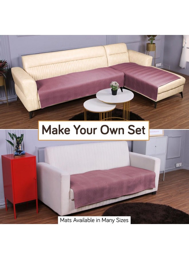 HOKIPO Polyester Quilted Sofa Cover Mats For 1/2/3 Seater Sofa And L Shape. Make Your Own Sofa Cover Set,Mat Length 90(D)X 180(L)Cm,Mauve Pink(In-752-Pch) - pzsku/Z691EF80FDB859004B10BZ/45/_/1737721014/9b60c5dd-7433-4288-9c3c-61d94fa08240