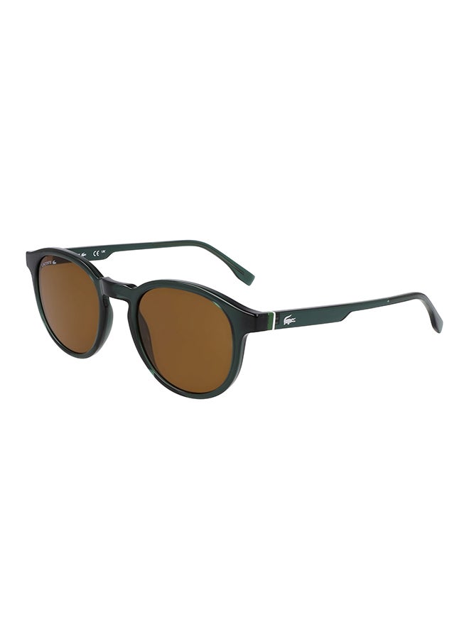 LACOSTE Full Rim Injected Lacoste Suns L6030S N 5021 (301) Transparent Green - Image 1