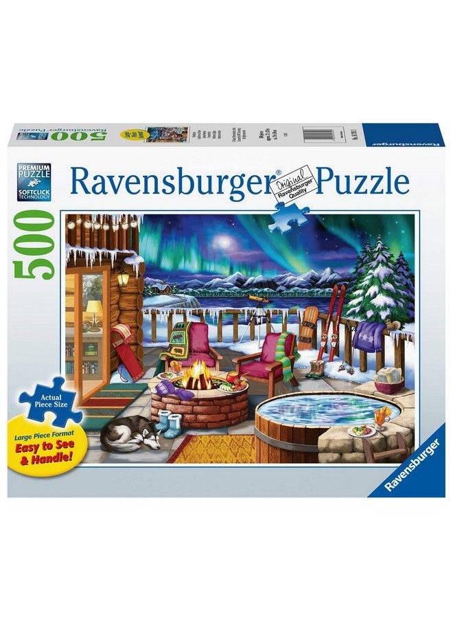 Ravensburger - Northern Lights 500 Piece Large Format Jigsaw Puzzle For Adults 16791 Every Piece Is Unique Softclick Technology Means Pieces Fit Together Perfectly - Image 1