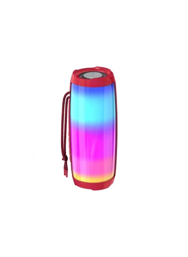 SKY DOLPHIN Portable Bluetooth speaker SkyDolphin ST71 LED (Red) - Image 1