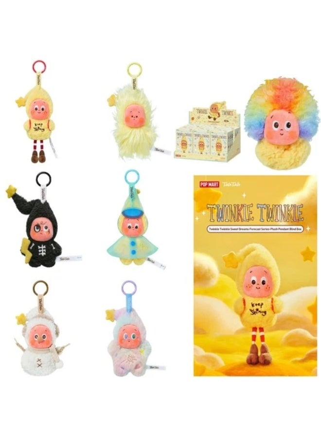 POP MART Twinkle Twinkle Sweet Dreams Forecast Series-Plush Pendant Blind Box-Single Box - Image 1