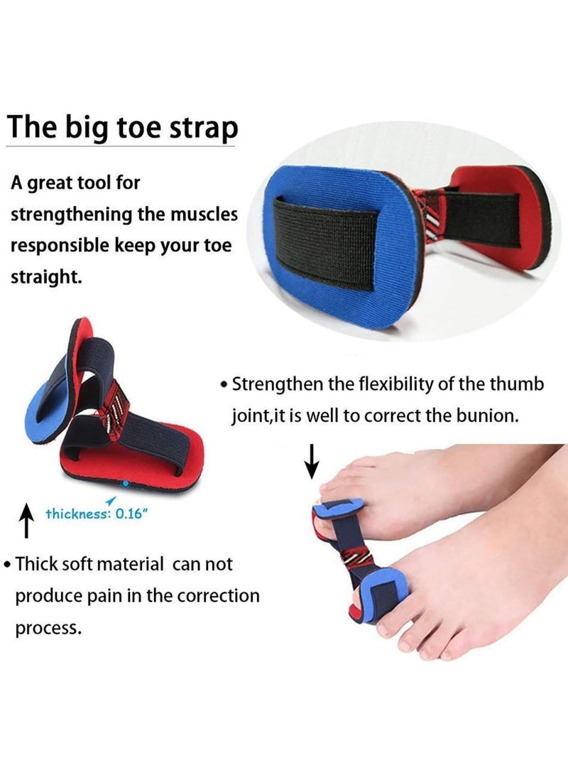 XUN Bunion Corrector Splint Cushions Orthopedic Toe Separator Support Splint Turf Brace Spacer Straightener Protector Socks Hammertoe Relief Pain Treatment Elastic Cushion Hammer Toe Aid Alignment Insole - Image 4