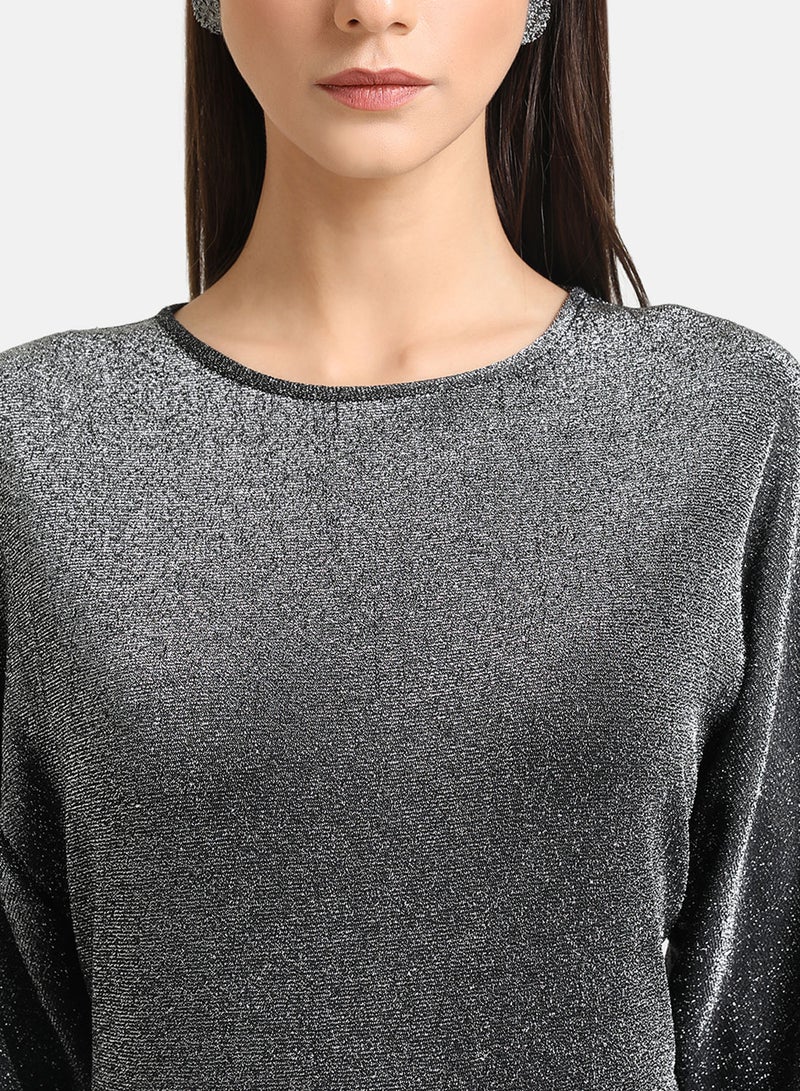 Kazo LUREX KNIT BATWING TOP  - Image 5