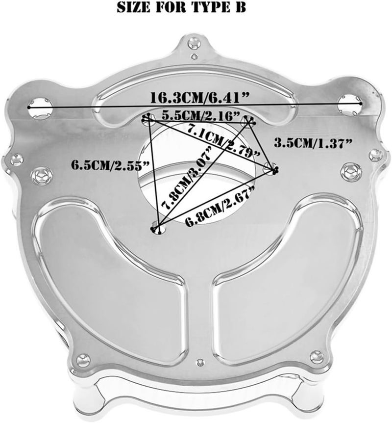 Wivplex Motorcycle Air Filter for Harley Models - Image 3