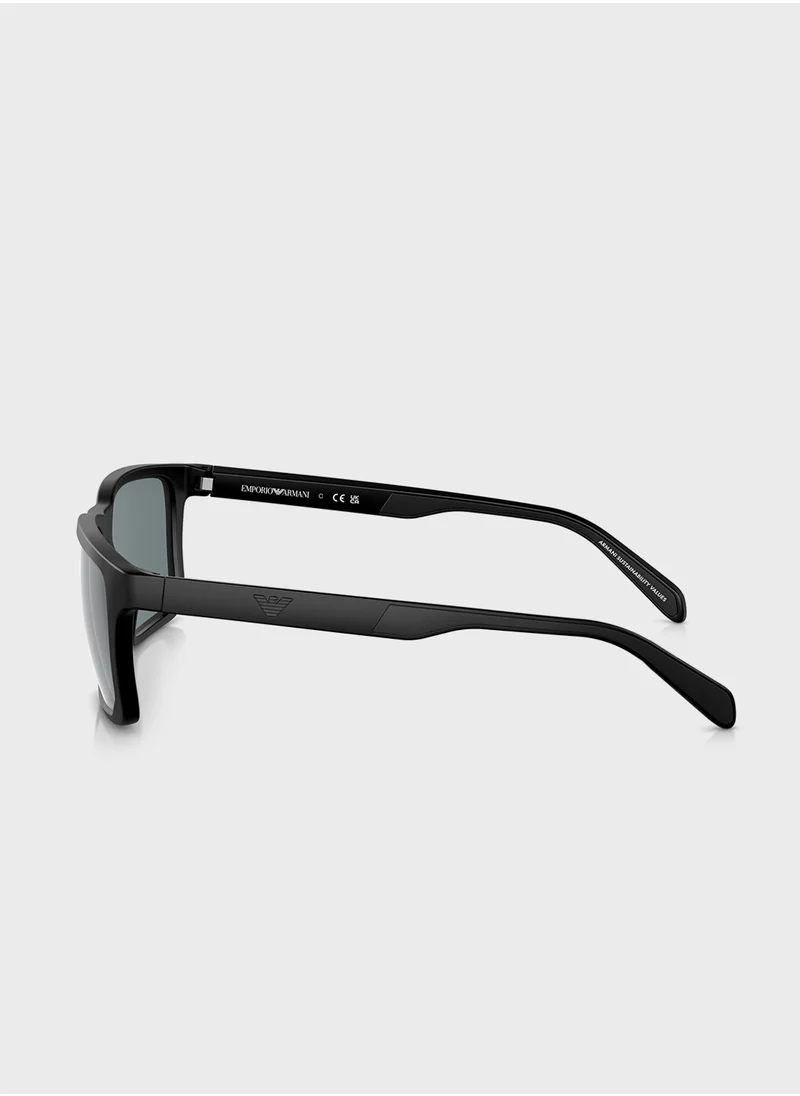 امبوريو ارماني 0Ea4219 Wayfarers Sunglasses