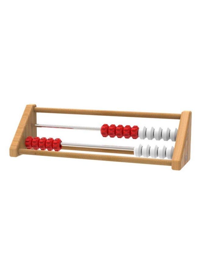 hand2mind hand2mind 20-Bead Wooden Sensory Rekenrek Abacus, Abacus for Kids Math, Wooden Counting Math Manipulatives, Bead Counters for Kids Math, Learn Counting and Numbers, Homeschool Supplies (Set of 1)  - Image 5