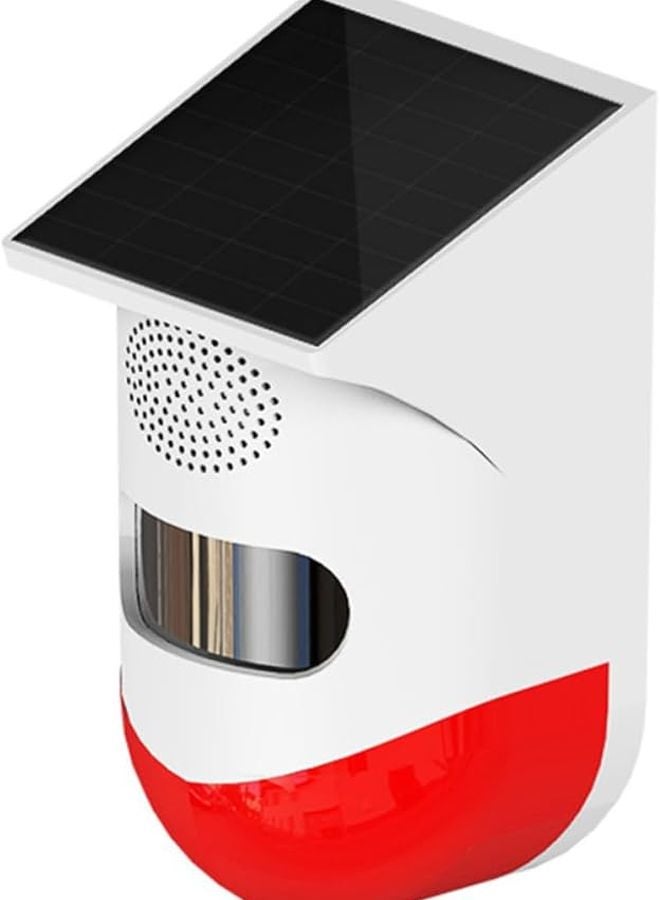 Solar Powered Outdoor Infrared Security Alarm Sensor Weatherproof Door Window Detector - Image 1