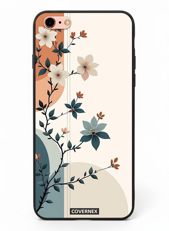Covernex Apple iPhone 6s Plus Protective Case Cover Printed Featuring Elegant Leafy Branches - Image 2