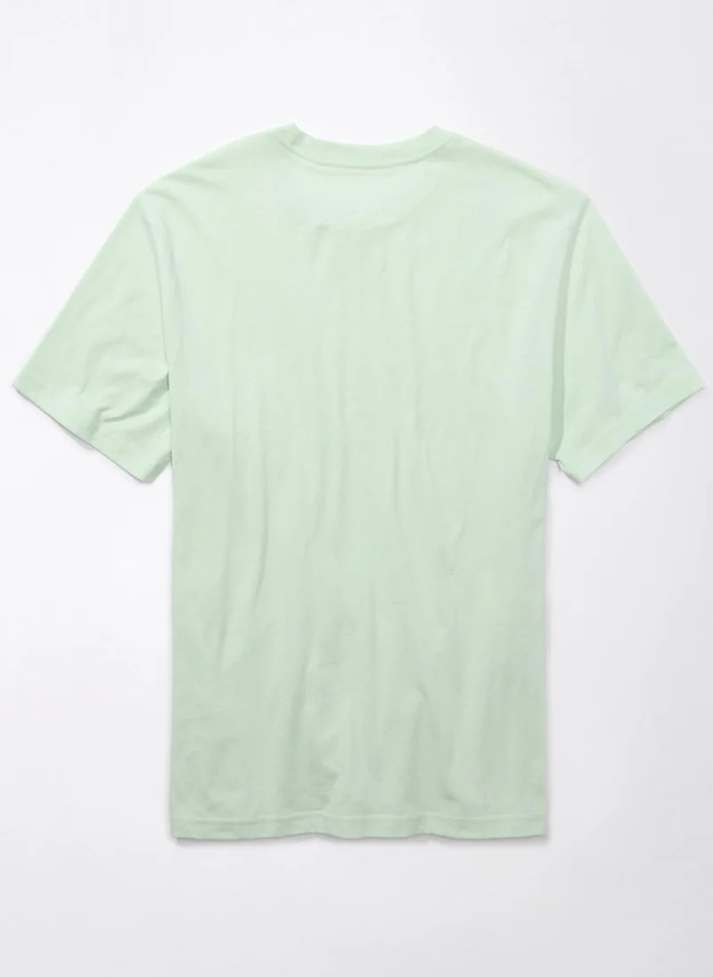 امريكان ايجل Logo Detail Crew Neck T-Shirt