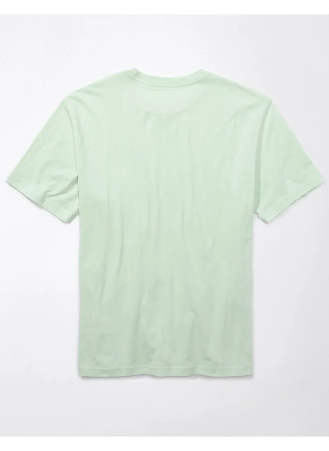 امريكان ايجل Logo Detail Crew Neck T-Shirt