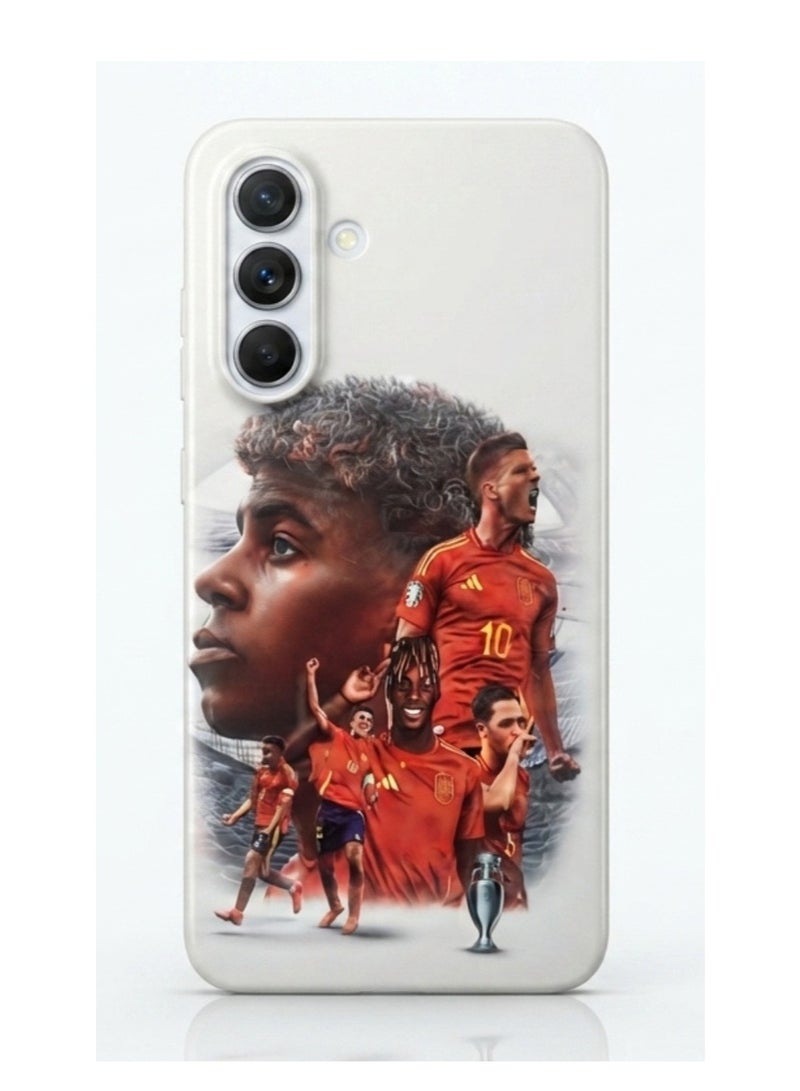 Samsung Galaxy A36 Ultra Phone Case, Slim Hard-Shell with TPU Sides, Football Player Design - Image 1