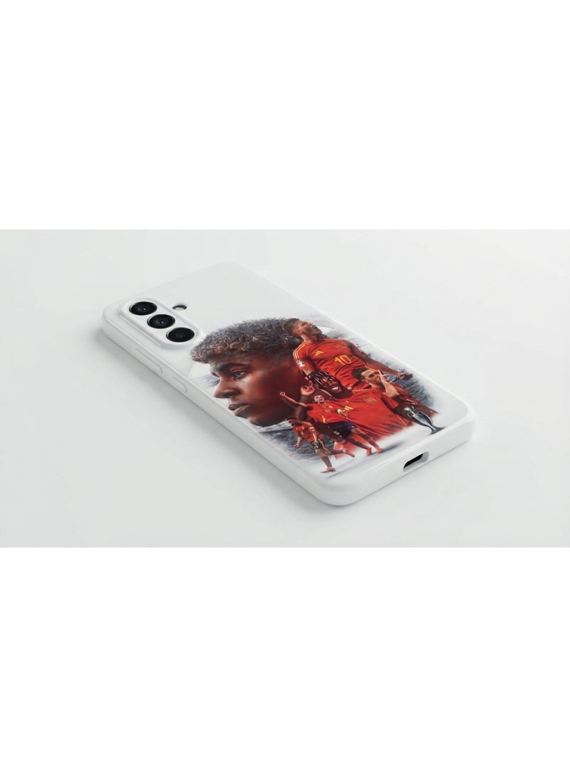 Samsung Galaxy A36 Ultra Phone Case, Slim Hard-Shell with TPU Sides, Football Player Design - Image 2