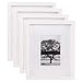Egofine Egofine 8x10 Picture Frames 4 PCS - Made of Solid Wood HD Plexiglass for Table Top Display and Wall mounting photo  - Image 2