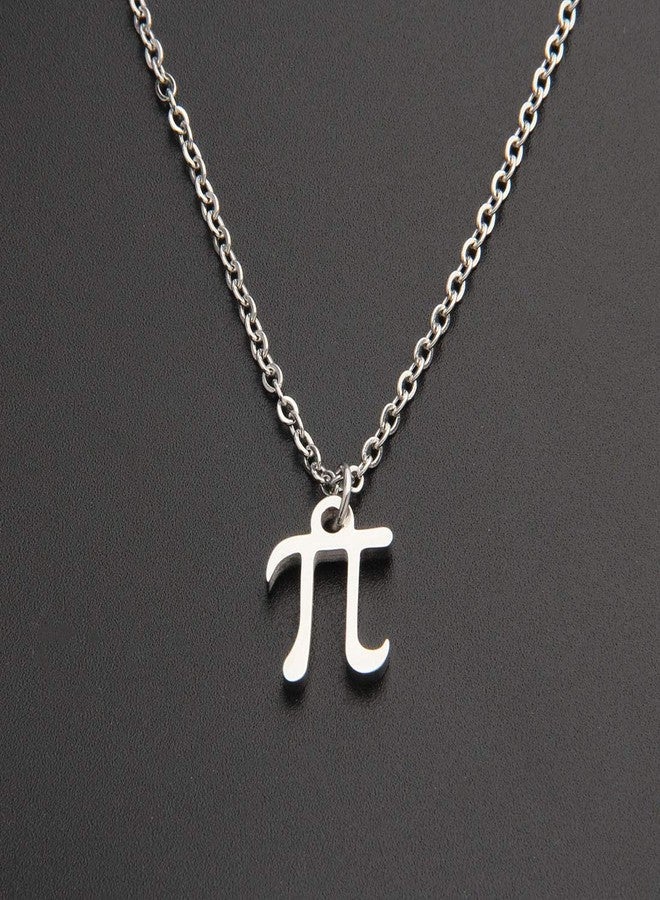 WUSUANED Pi Symbol Pendant Necklace 3.14 Math Sign Jewelry Pi Day Gift For Science Math Lover Teacher - Image 3