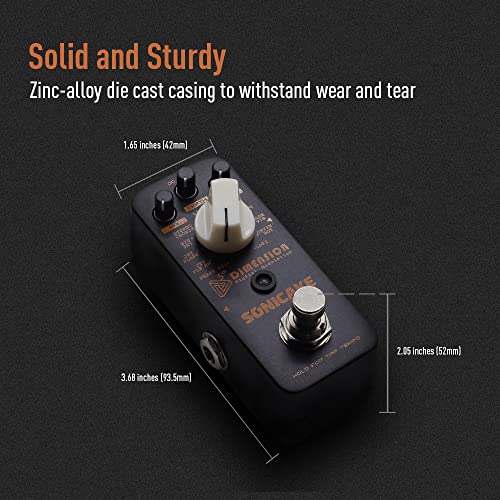 SONICAKE Modulation Pedal Modulation Guitar Pedal Phaser Flanger Chorus Tremolo Vibrato Autowah Guitar Effects Pedal 11 Modes - Image 5