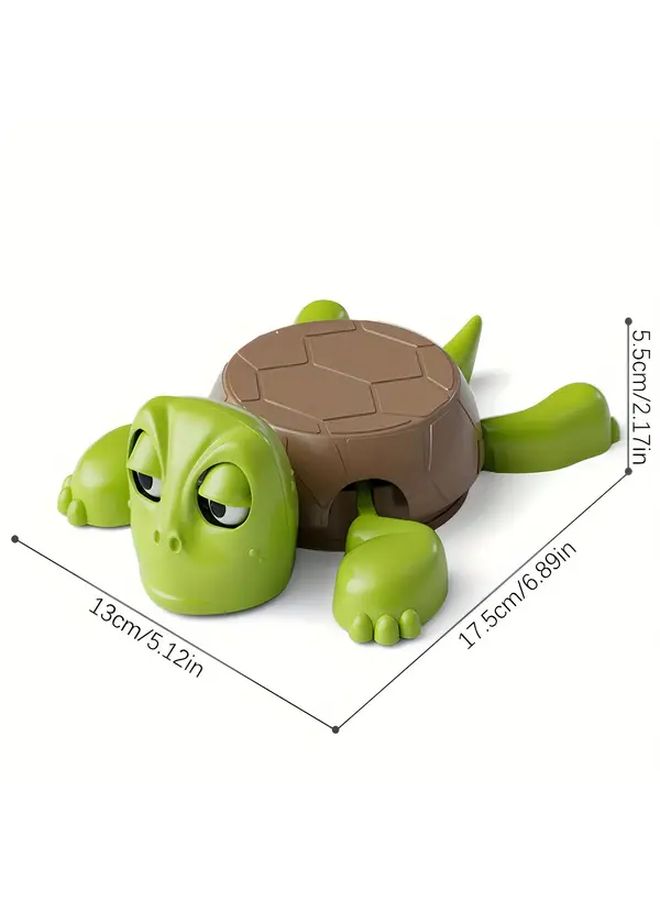 Beige And Pink Funny Turtle Coaster With Expressive Eyes Non Slip Drink Cup Holder - Image 3