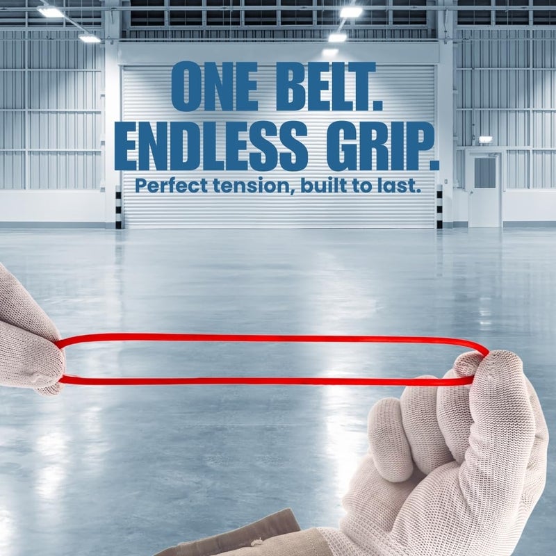 Smartpack Red Round Belt for Packaging of Strapping Machine’s Spare Parts | Replacement, Rubber, Polyurethane, Belt | Packaging Equipment | Strapping machine drive belt | Pack of 5 Belt - Image 3