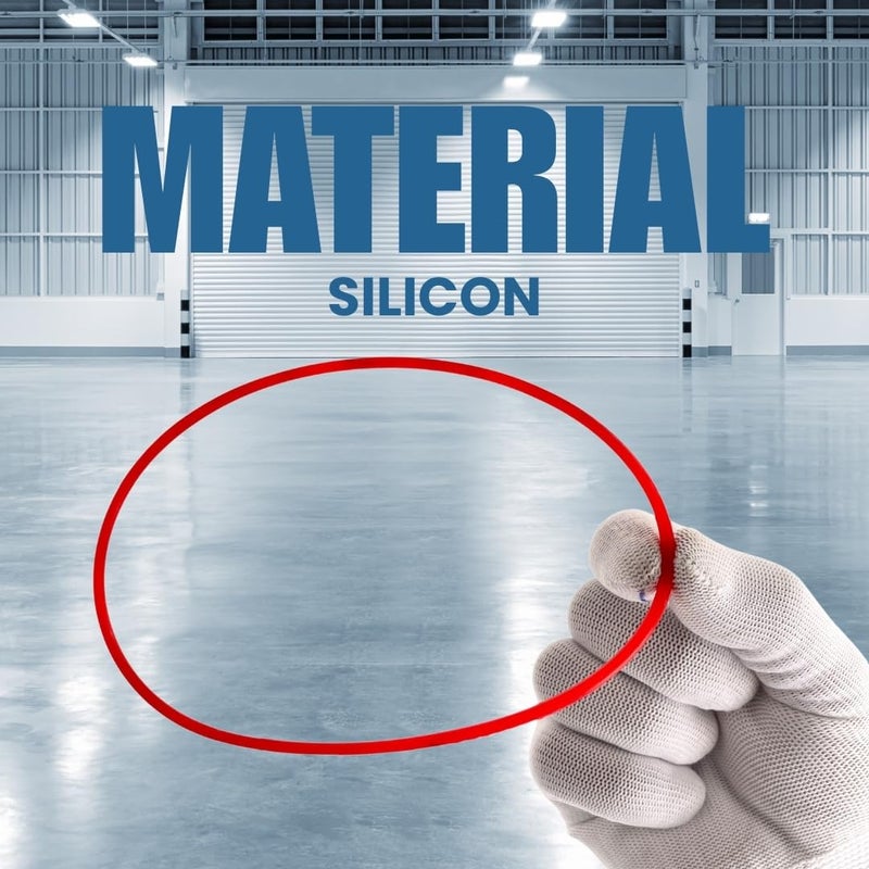 Smartpack Red Round Belt for Packaging of Strapping Machine’s Spare Parts | Replacement, Rubber, Polyurethane, Belt | Packaging Equipment | Strapping machine drive belt | Pack of 5 Belt - Image 2