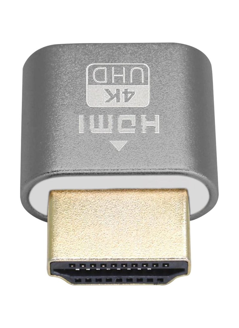 Generic - 3 Pack 4K HDMI Dummy Plug Virtual Monitor Display Emulator 4K Display Emulator Supports up to 3840x2160@60Hz 1080@120Hz Headless Display Adapter Compatible with Windows Mac OSX Linux - Image 1
