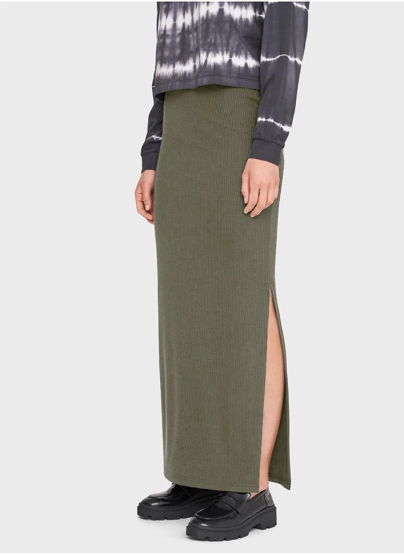 NOISY MAY Textured Maxi Skirt