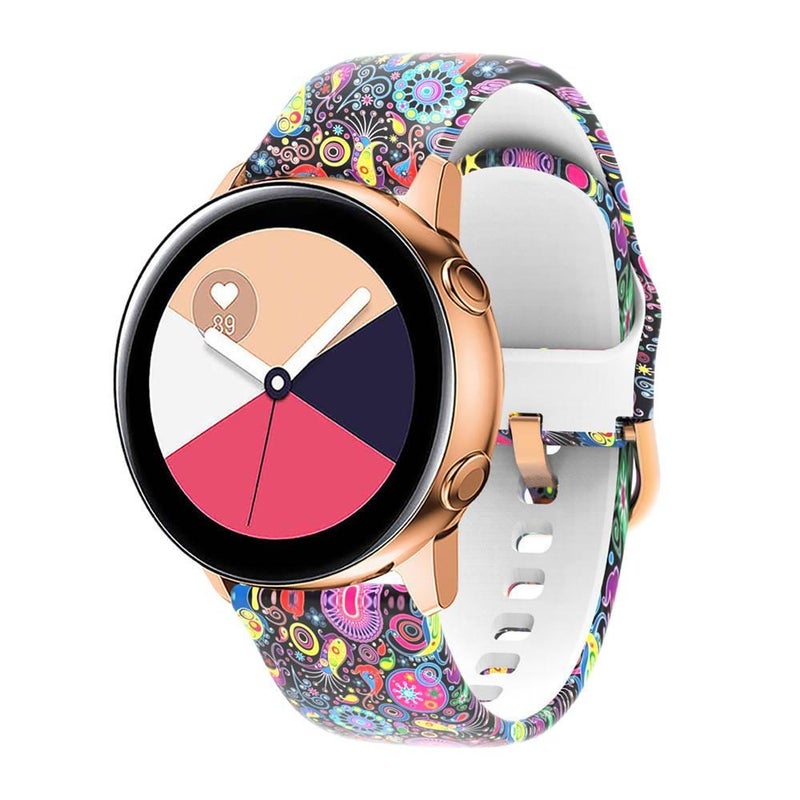 سوار ساعة ذكية رياضي من السيليكون متوافق باللون أزرق قابل للتعديل مع Samsung Galaxy Watch 44/45/47mm بملاءمة قابلة للتعديل وحزام ناعم للاستبدال اليومي - Image 4