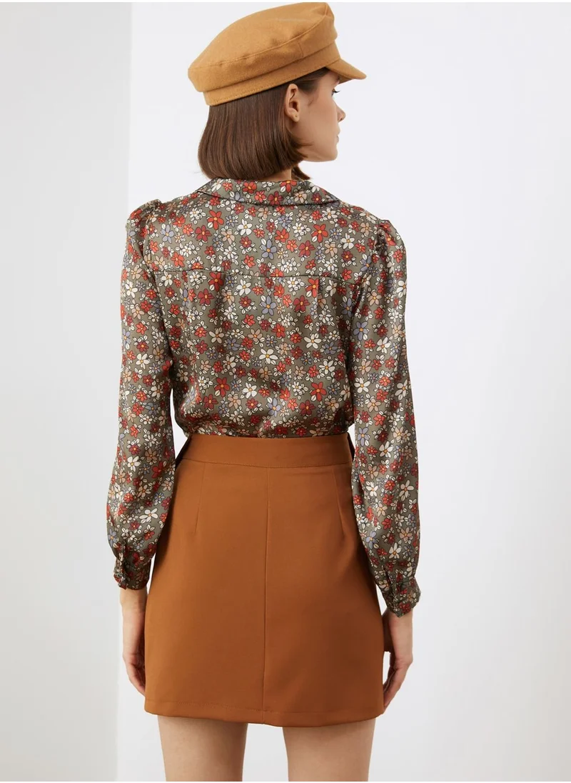 trendyol Pocket Detail Mini Skirt