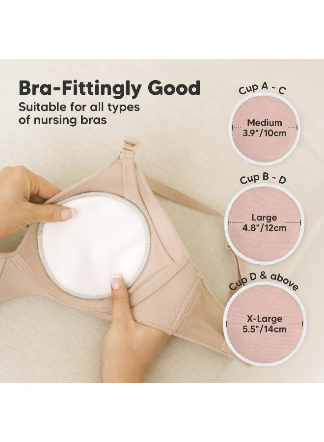 KeaBabies Soothe Nursing Pads, Reusable Breast Pads, Lovelle - Image 4