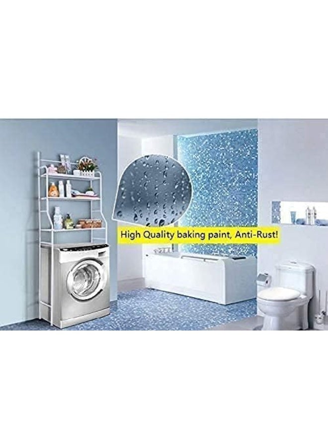 Generic Over Toilet Bathroom Storage Rack Multi-Tier Bathroom Organizer Shelf – Space Saving Toilet Storage Stand for Towels & Toiletries – Modern Design - Image 5