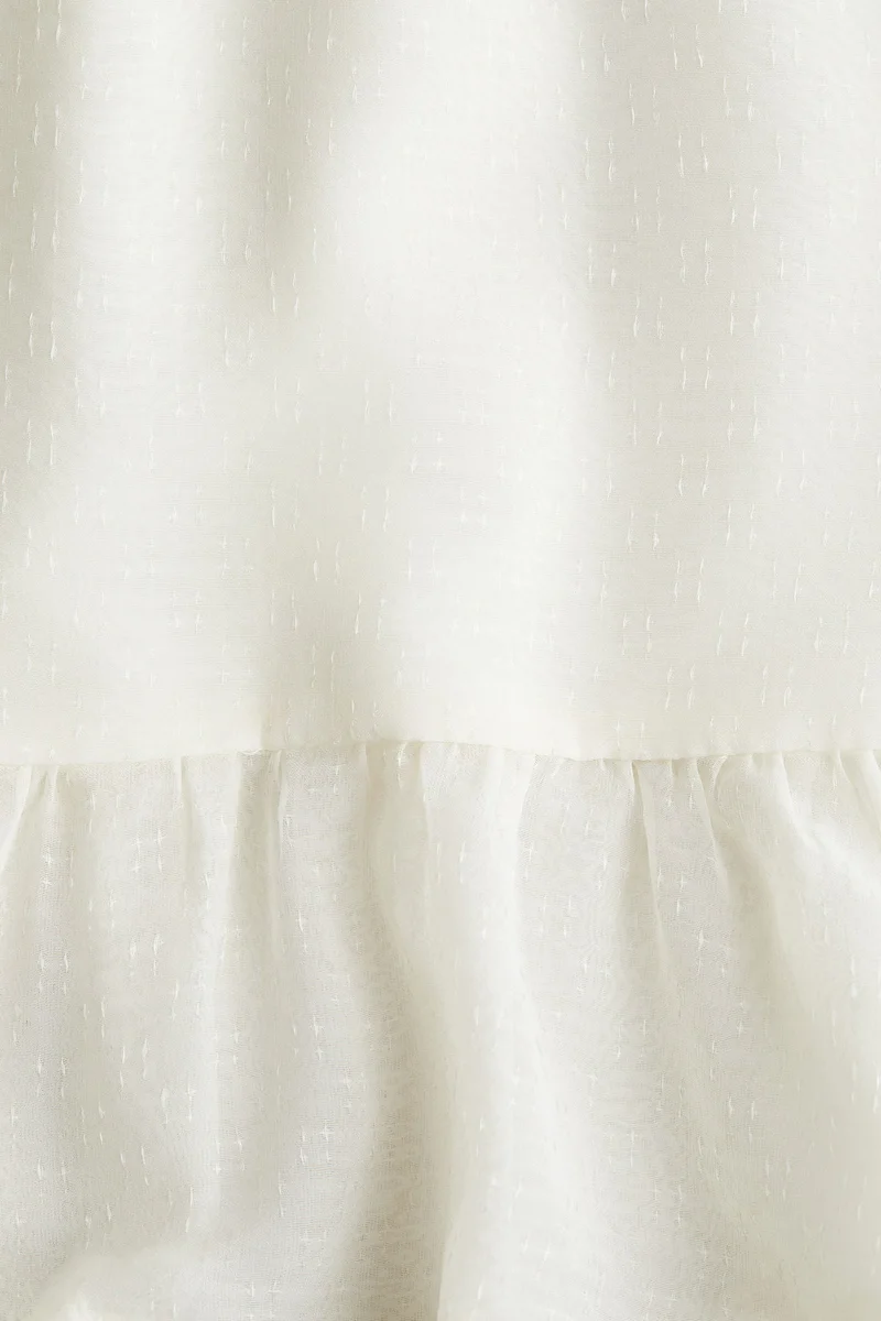 H&M Chiffon peplum top