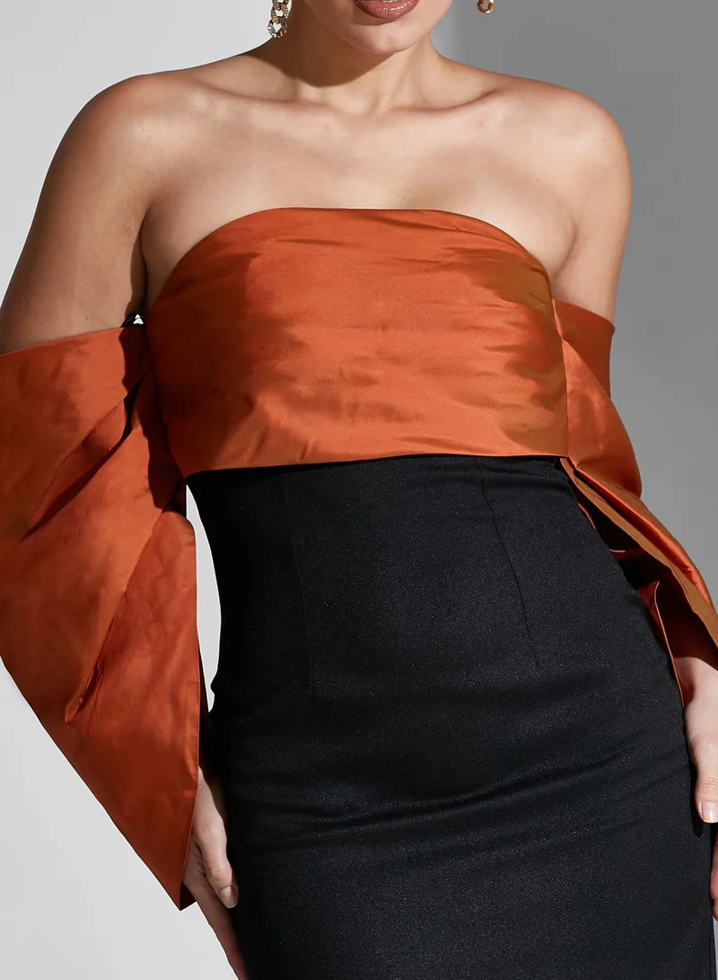 CHASE Bardot Color Block Dress