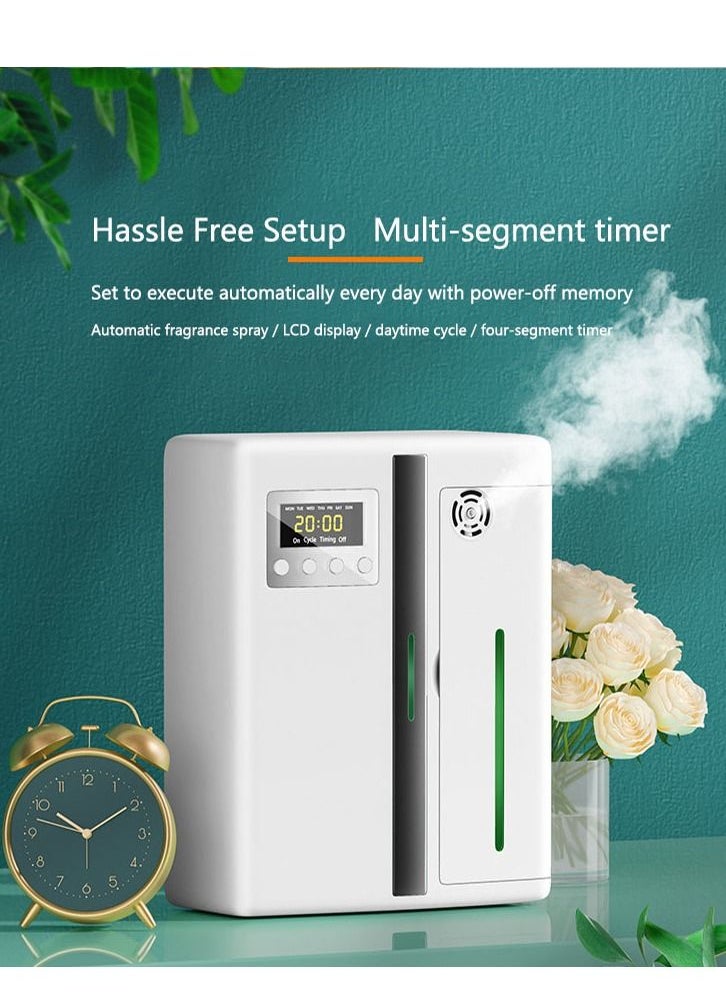 آلة العلاج العطري التلقائي البخور البخاخ فندق الناشر الذكي آلة رائحة الزيوت العطرية الأبيض