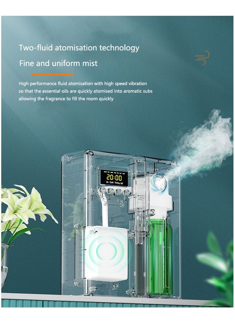 آلة العلاج العطري التلقائي البخور البخاخ فندق الناشر الذكي آلة رائحة الزيوت العطرية الأبيض