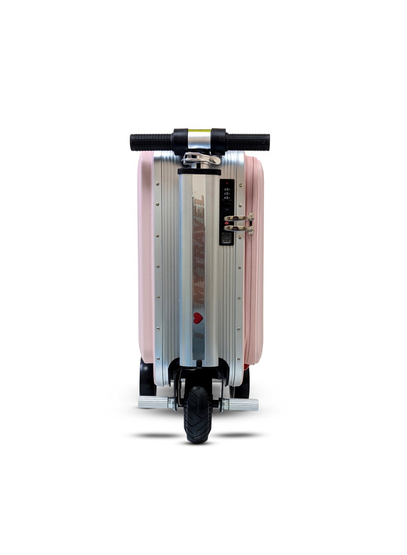 MYTOYS Luggage 20-Inch Rideable Suitcase, Electric Scooter Luggage Carry On Luggage with Removable Battery, TSA Lock,Load 110Kg Smart Riding Suitcase - Image 2