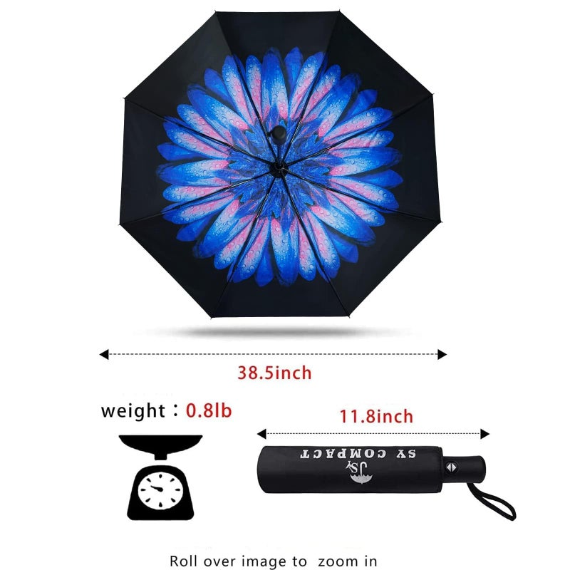 SY COMPACT Travel Umbrella Windproof Automatic Umbrellas Small Compact UV Sun Protection Factory Outlet Umbrella - Image 2