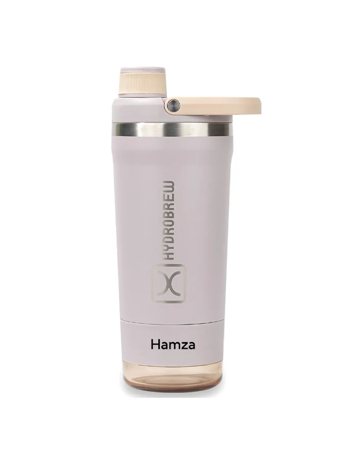 هيدروبرو Hydrobrew Personalized Sip Core Stainless Steel Bottle w/t Tritan™ Container - 18/8 Premium Double Wall Stainless Steel - OLIVE SAGE