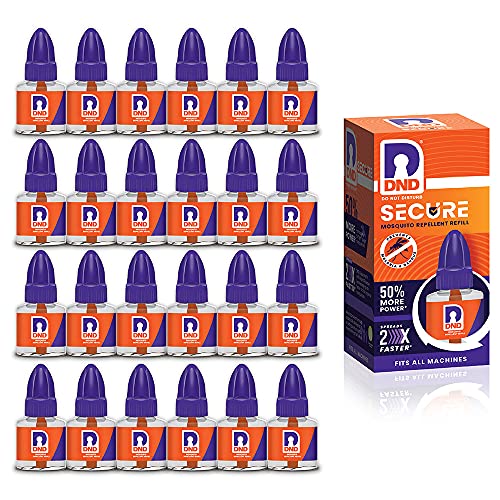 DND Secure Mosquito Repellent Liquid Vaporiser Refill, Pack of 24-45ml Each - Image 1