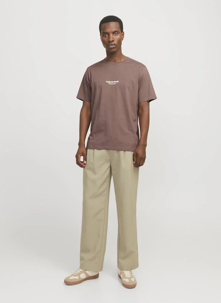 JACK & JONES Jorvesterbro Logo Print  Crew Neck T-Shirt