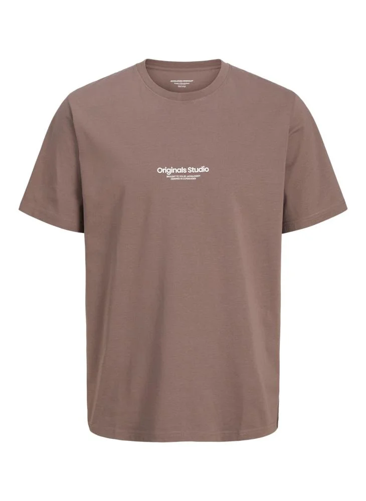 JACK & JONES Jorvesterbro Logo Print  Crew Neck T-Shirt