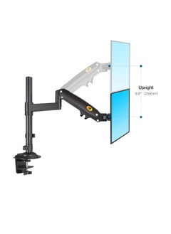 NB NORTH BAYOU NB North Bayou H180 Dual Monitor Mount - Adjustable for 17'' to 27'' Screens  - Image 2