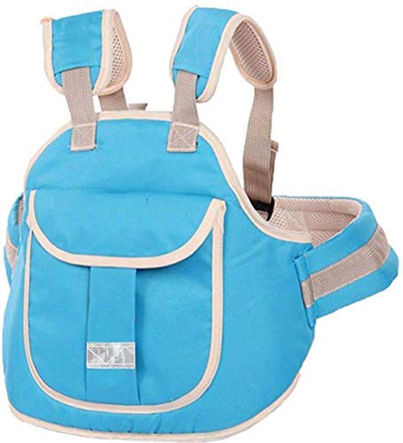 MELVIS Kids Safety Belt for Two Wheeler with Reflective Strips, Portable Seat Belt Children Motorcycle Harness for Motorcycle Bike, Adjustable Safety Harness for Boys Girls (2-12years) (Sky Blue) - Image 1
