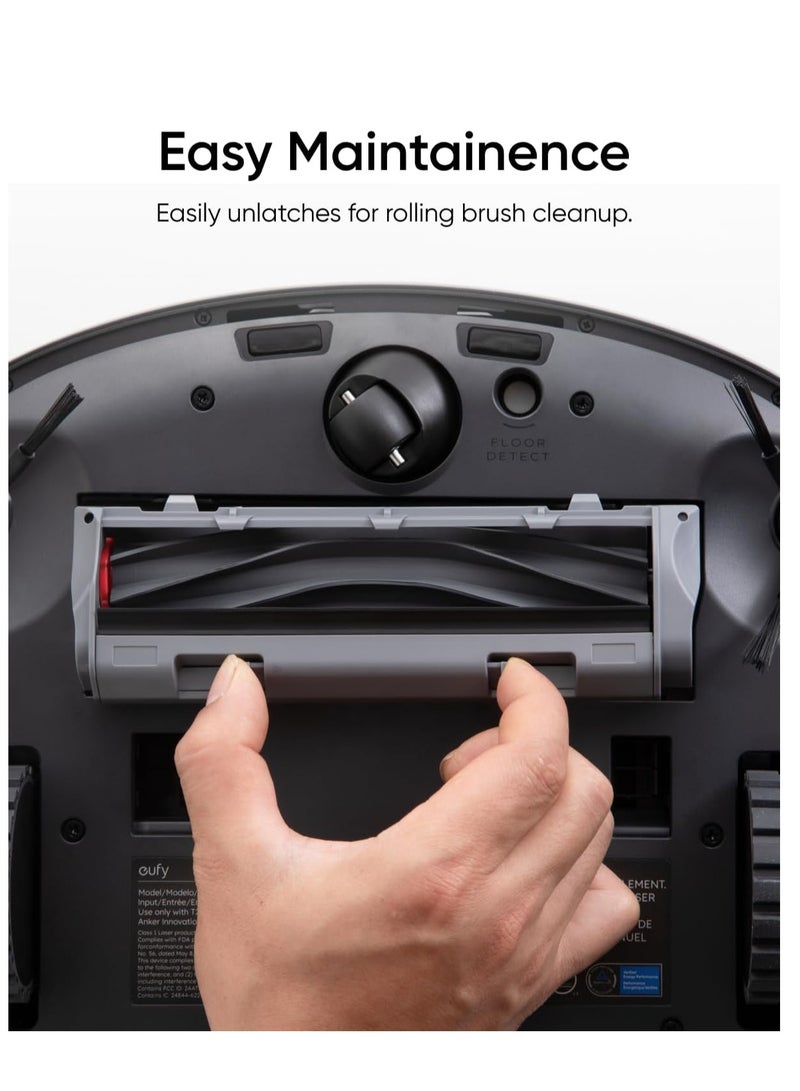eufy Mach Rolling Brush & Brush Guard 40 W T29B6 Black - Image 3