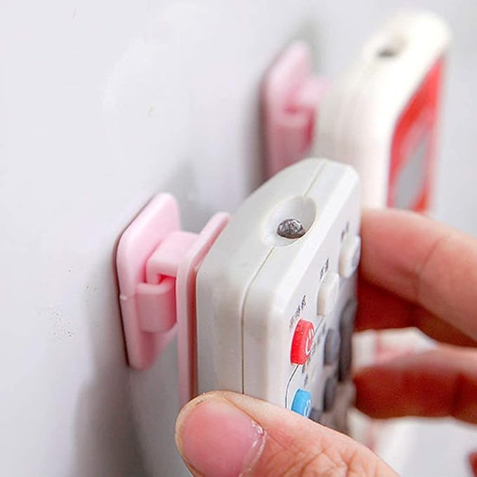 V2H Mobile Holder for Wall, Universal Remote Control Holder, Phone Stand, AC Remote Holder, Multicolor - Image 1