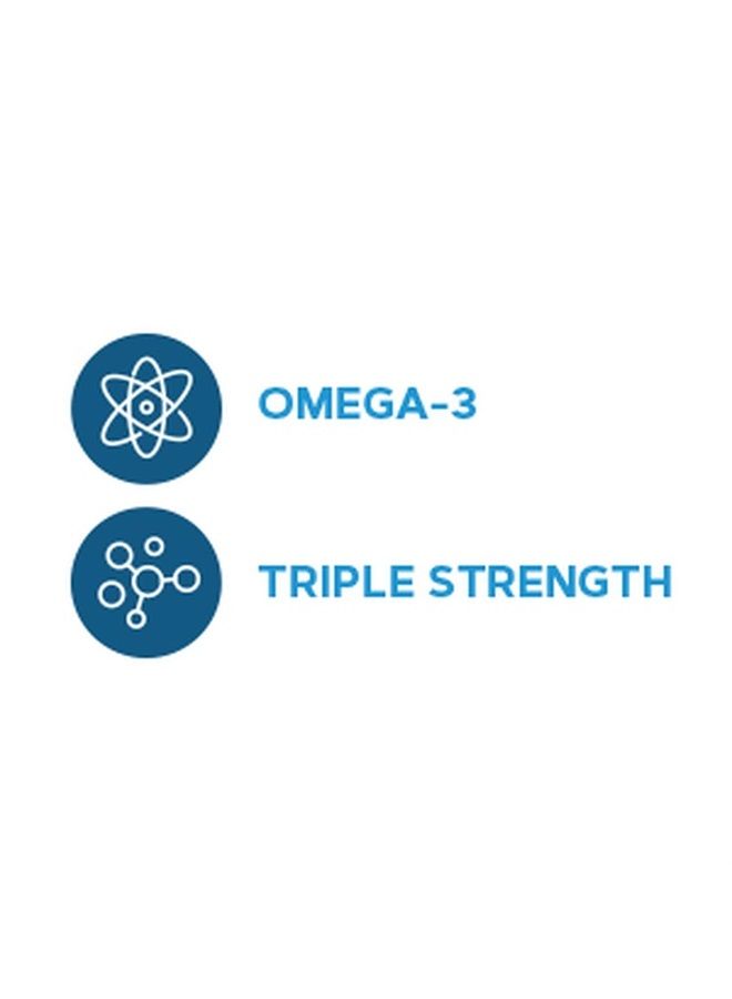 GNC Triple Strength Fish Oil Mini,120 Mini Softgels - Image 3