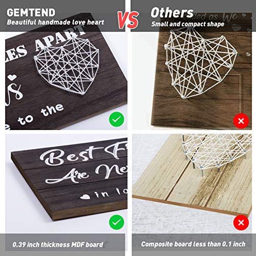 GEMTEND Grandma Gifts Nana Photo Holder, Gifts for Grandmother Present from Granddaughter and Grandson, Clips and Twine for Photo Hanging, Grandkids Photo Frame for The Best Grammy Ever Gift - Image 3