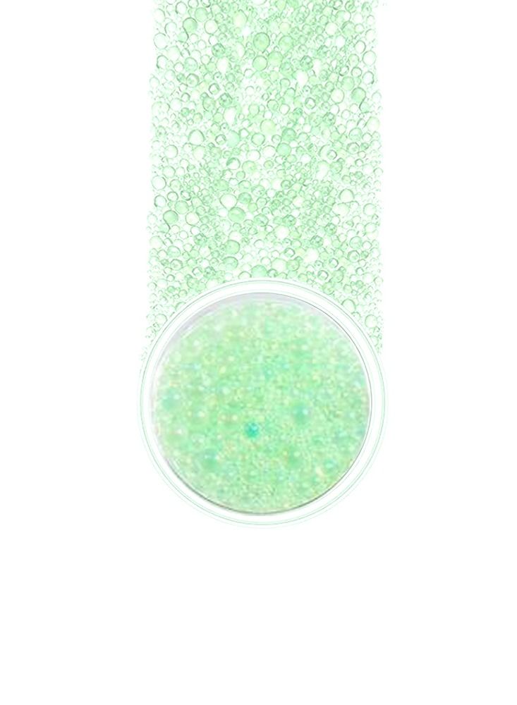 Resin Glass Bubble Beads No Hole Colorful Micro Beads UV Resin Bubble Beads Iridescent Water Droplets Bubble Beads Tiny Glass Beads for Resin Crafting Nail Arts Jewelry Making