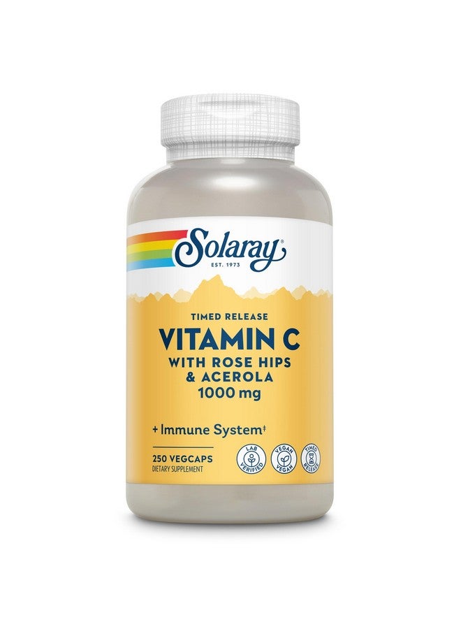 SOLARAY C Two-Stage Timed Release Supplement, 1000mg, 250 Count - Image 1