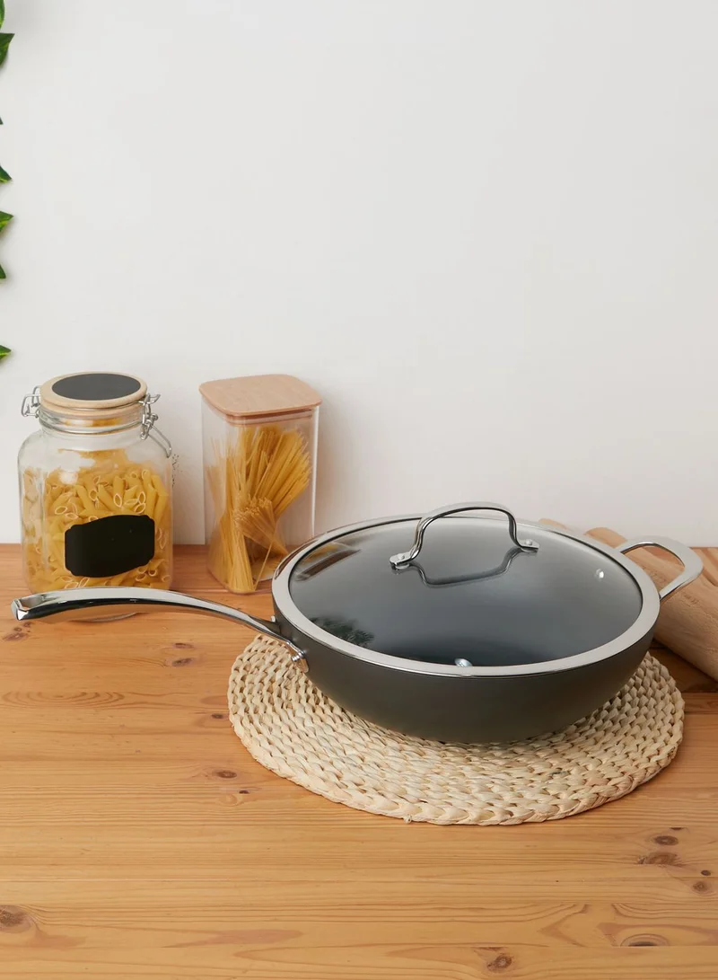 Marks & Spencer Chef Hard Anodised Wok 30Cm
