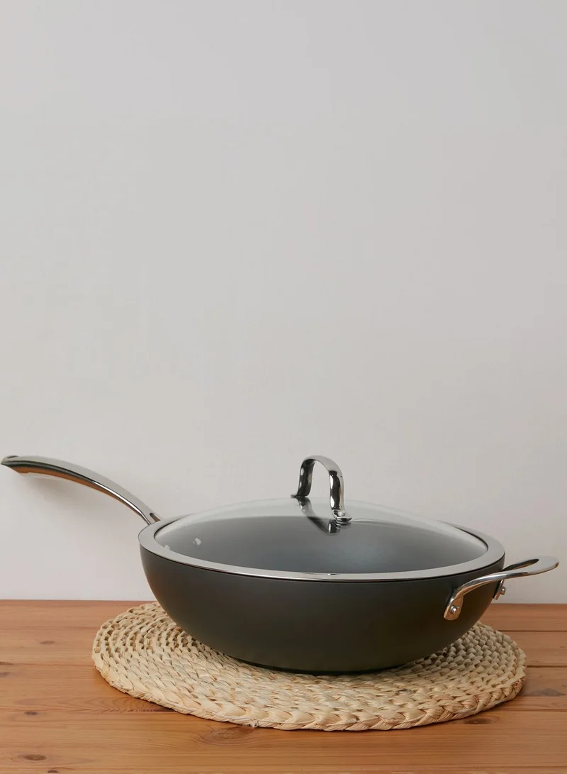 Marks & Spencer Chef Hard Anodised Wok 30Cm